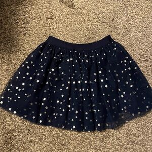Navy Starry Kids Skirt